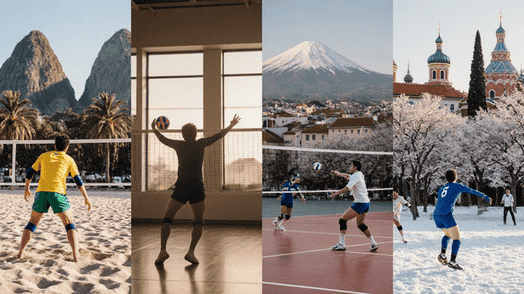 Где популярен волейбол: карта мировой страсти к игре