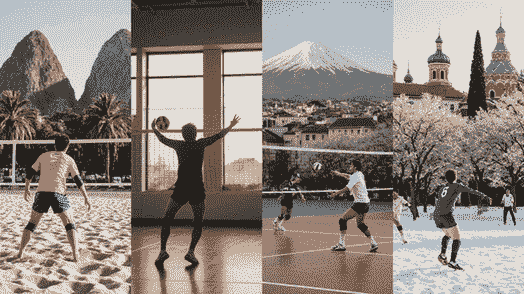 Где популярен волейбол: карта мировой страсти к игре