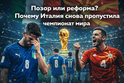 Позор или реформа? Почему Италия снова пропустила чемпионат мира