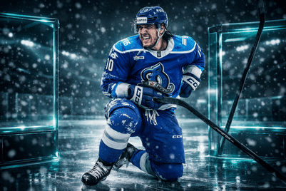 Максим Комтуа из Динамо Москва оштрафован КХЛ за симуляцию в матче с Металлург Магнитогорск