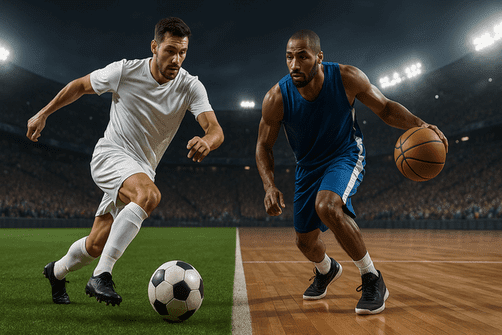 Что сложнее: футбол или баскетбол — великий спор о мастерстве, скорости и стратегии