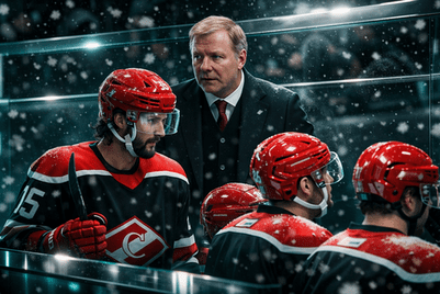 Пресс-служба ХК «Спартак» рассказала о текущей ситуации с главным тренером команды Алексей Жамнов