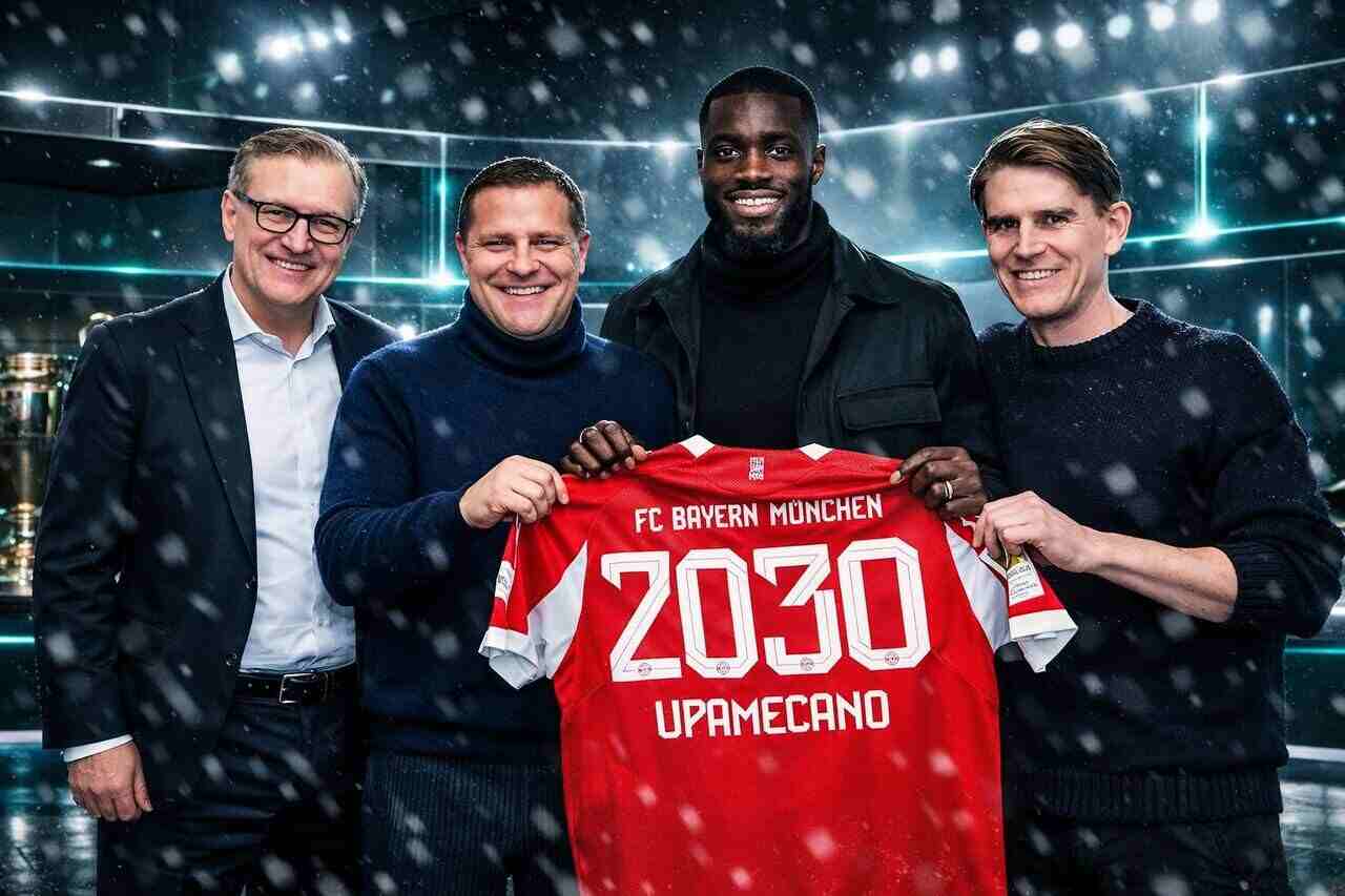 Юпамекано продлил контракт с «Баварией» до 2030 года
