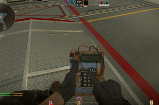 Лучшие позиции для атаки точки B на Nuke