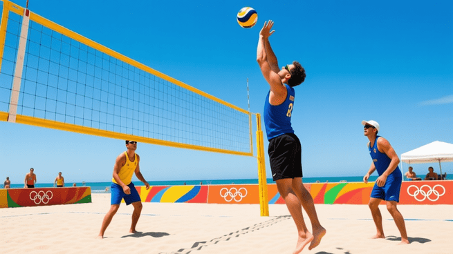 Пляжный волейбол на Олимпиаде: песок, солнце и спортивная страсть