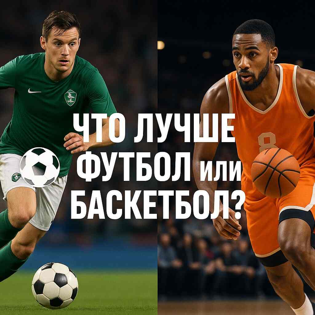 Что лучше — футбол или баскетбол? Большое сравнение двух главных командных игр