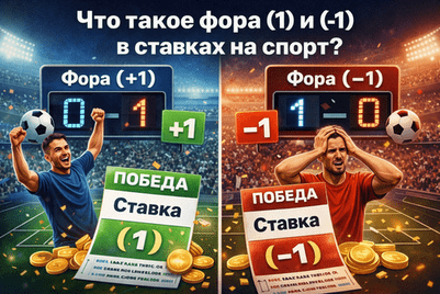 Что такое фора (1) и (-1) в ставках на спорт?